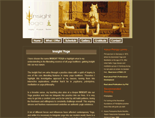 Tablet Screenshot of insightyoga.net